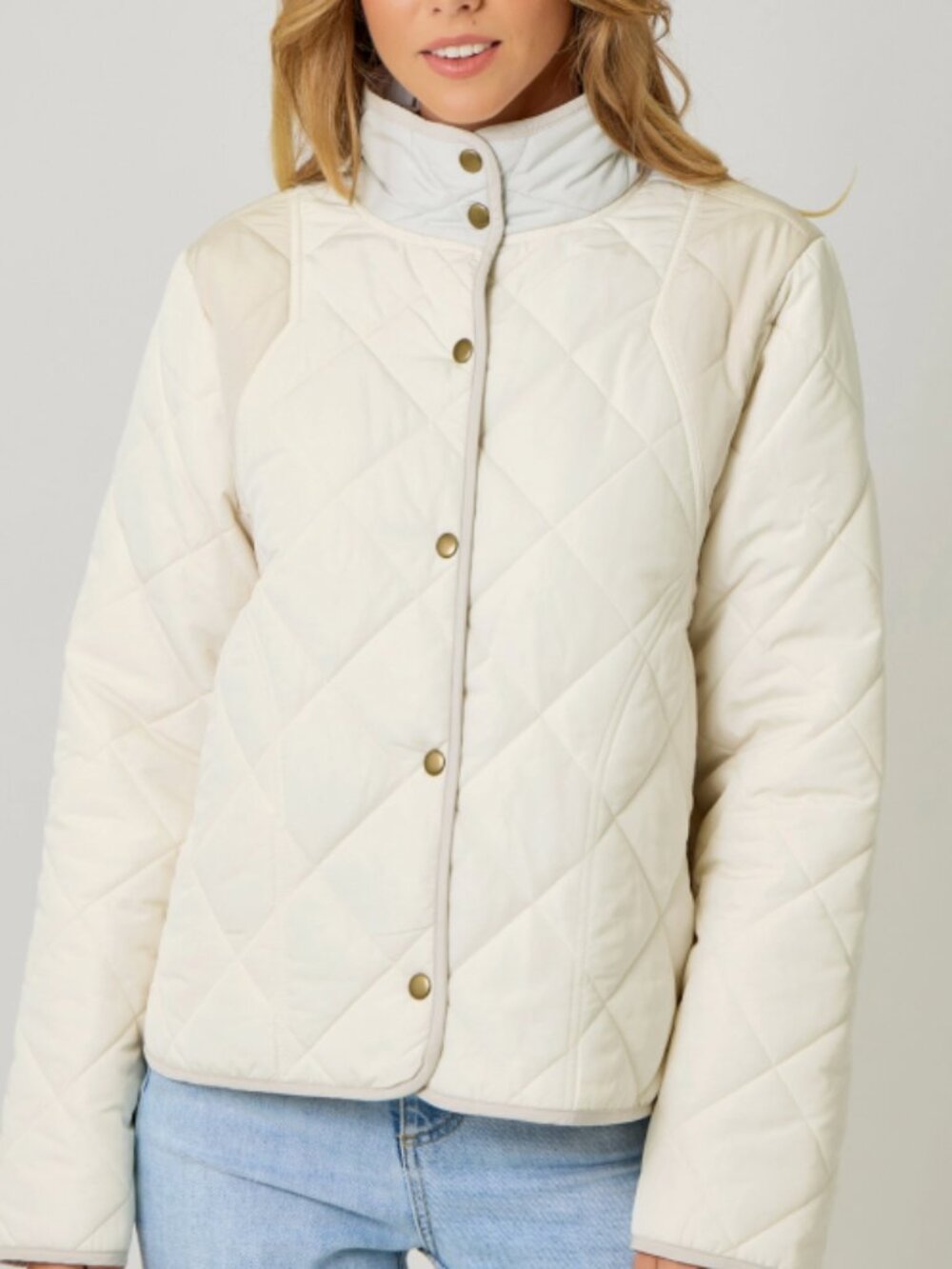 NWT Spring Quilted Padded Jacket